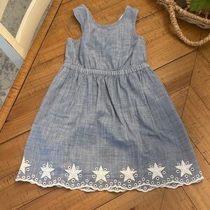 Cat & Jack Blue Kids Dress with Star Details